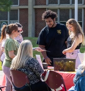 Students participate in Fresh Check Day.