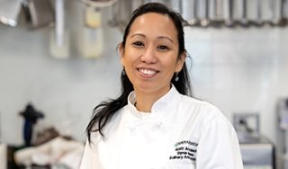 Chef Dynia Mariano is seen in the bake shop of Seasoned