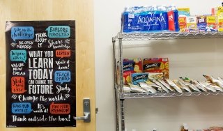 The Food Source at The Hub provides students supplemental supplies