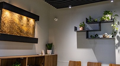 Counseling Center with water wall feature